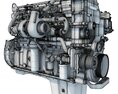 High-Power Truck Engine 3Dモデル