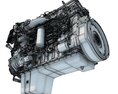High-Power Truck Engine 3D模型