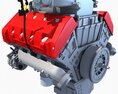 High-Power V8 Engine Modelo 3D