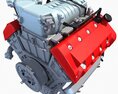 High-Power V8 Engine Modelo 3d