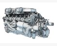 High-Power V12 Engine 3d model