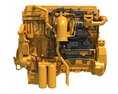 Industrial Diesel Engine 3D-Modell