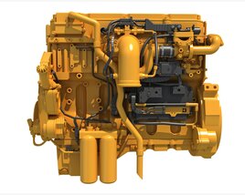 Industrial Diesel Engine 3Dモデル