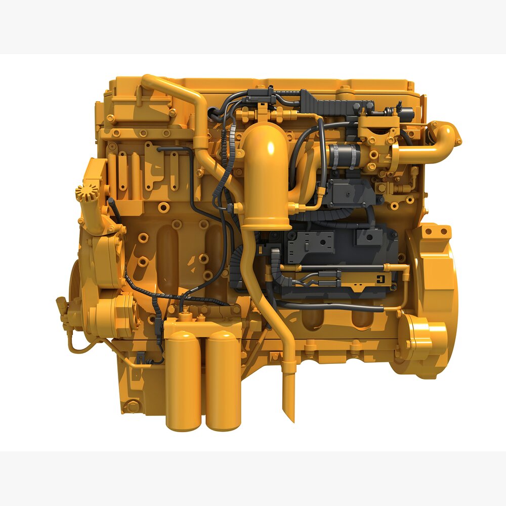 Industrial Diesel Engine Modelo 3D