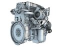 Industrial Diesel Engine Modello 3D