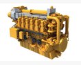Marine Power Engine Modèle 3d