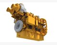 Marine Power Engine 3D 모델 