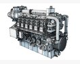 Marine Power Engine 3D-Modell