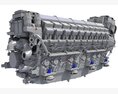 Marine Propulsion Engine 3D 모델 