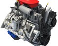 Modern Car Engine Modèle 3d
