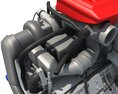 Modern Car Engine Modello 3D