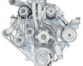 Modern Car Engine 3D модель