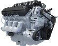 Modern V8 Engine 3D модель