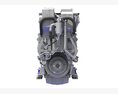 MTU Marine Propulsion Engine 20V 3D-Modell