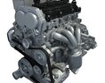 Nissan Altima Hybrid Engine 3D-Modell