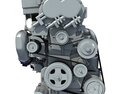 Nissan Altima Hybrid Engine 3D 모델 