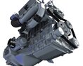 Nissan Altima Hybrid Engine Modelo 3D