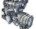 Nissan Altima Hybrid Engine 3D модель