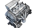 Nissan Altima Hybrid Engine 3D模型