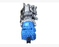 PACCAR MX-13 Engine With Eaton Transmission 3d model
