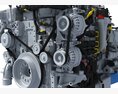 PACCAR MX-13 Engine With Eaton Transmission 3Dモデル