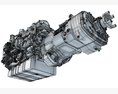 PACCAR MX-13 Engine With Eaton Transmission Modello 3D