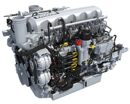 PACCAR MX-13 Powertrain Truck Engine 3D-Modell
