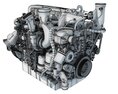 PACCAR MX-13 Powertrain Truck Engine 3D 모델 