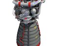 RS-25 Space Shuttle Rocket Engine 3Dモデル