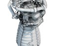 RS-25 Space Shuttle Rocket Engine 3Dモデル