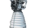 RS-25 Space Shuttle Rocket Engine 3D模型
