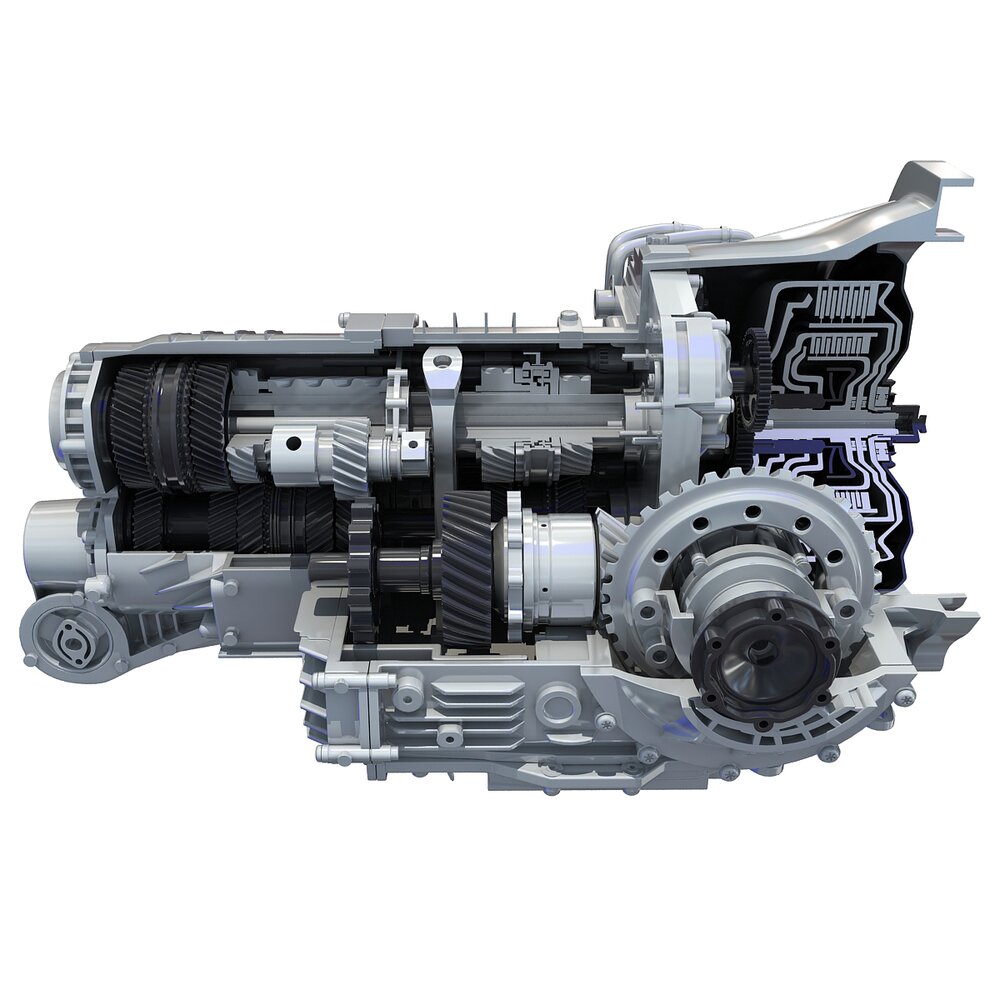 Transmission Cutaway Cayman 981 Boxster 3D-Modell