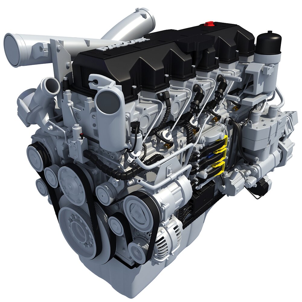 Truck Engine PACCAR MX 3d model