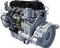 Truck Engine PACCAR MX 3D模型