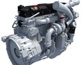 Truck Engine PACCAR MX 3D 모델 