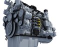 Truck Engine PACCAR MX 3d model
