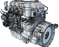 Truck Engine PACCAR MX 3Dモデル