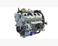 Turbocharged Direct Injection Gasoline Engine 3D модель