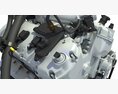 Turbocharged Direct Injection Gasoline Engine 3D 모델 