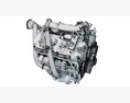 Turbocharged Direct Injection Gasoline Engine 3d model