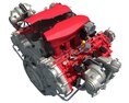 Turbocharged V8 Engine 3Dモデル