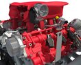 Turbocharged V8 Engine 3D 모델 