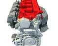 Turbo Engine 3D-Modell