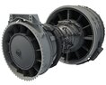 Turbofan Aircraft Engine CFM56 3d model