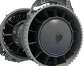 Turbofan Aircraft Engine CFM56 3D 모델 