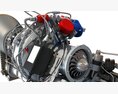 Turbomeca Arriel 2 Turboshaft Helicopter Engine 3D модель