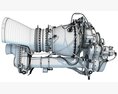 Turbomeca Arriel 2 Turboshaft Helicopter Engine 3D模型