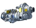 Turboprop Engine Pratt & Whitney Canada PW100 Modelo 3D