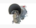 Turboshaft Helicopter Engine For Military And Civil Helicopters Modello 3D