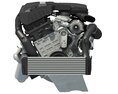 Turbo Straight Six-cylinder Petrol Engine 3d model